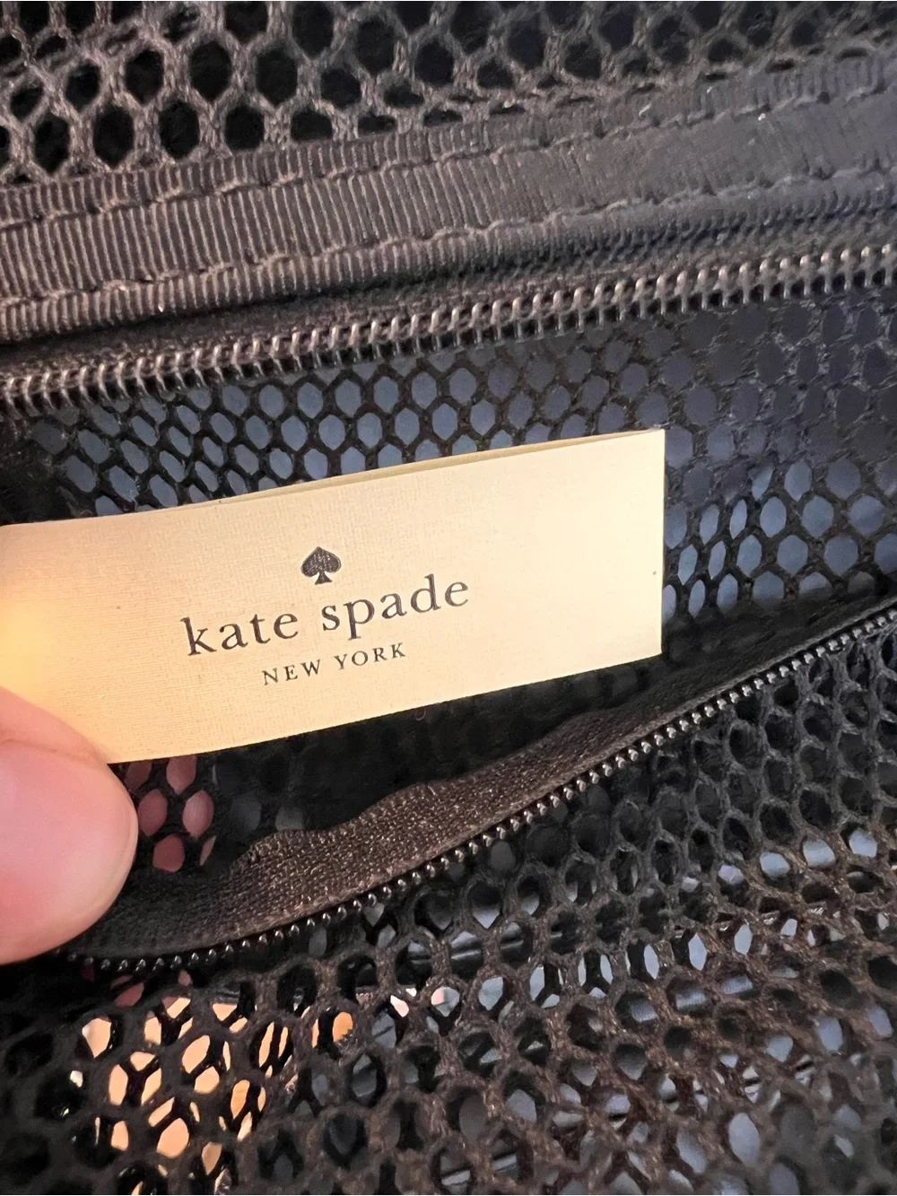 kate spade Black and White Polka Dot Cosmetic Train Case